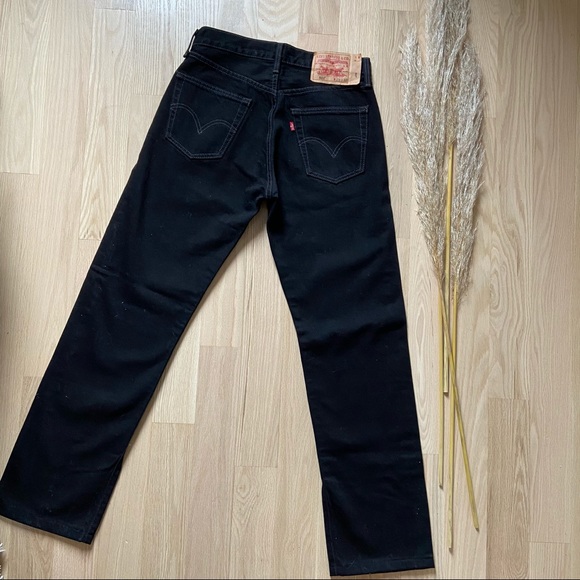 LEVI’S Vintage 501 | Black straight/wide leg denim - Picture 12 of 15